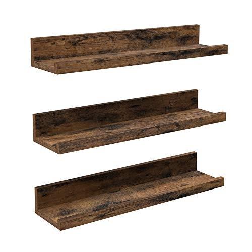 Pricenet Rustikalee schwebende Wandregale im 3er-Set, einfache Installation