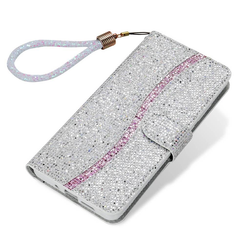 Cover-Discount Galaxy A14 - Glitter Leder Etui