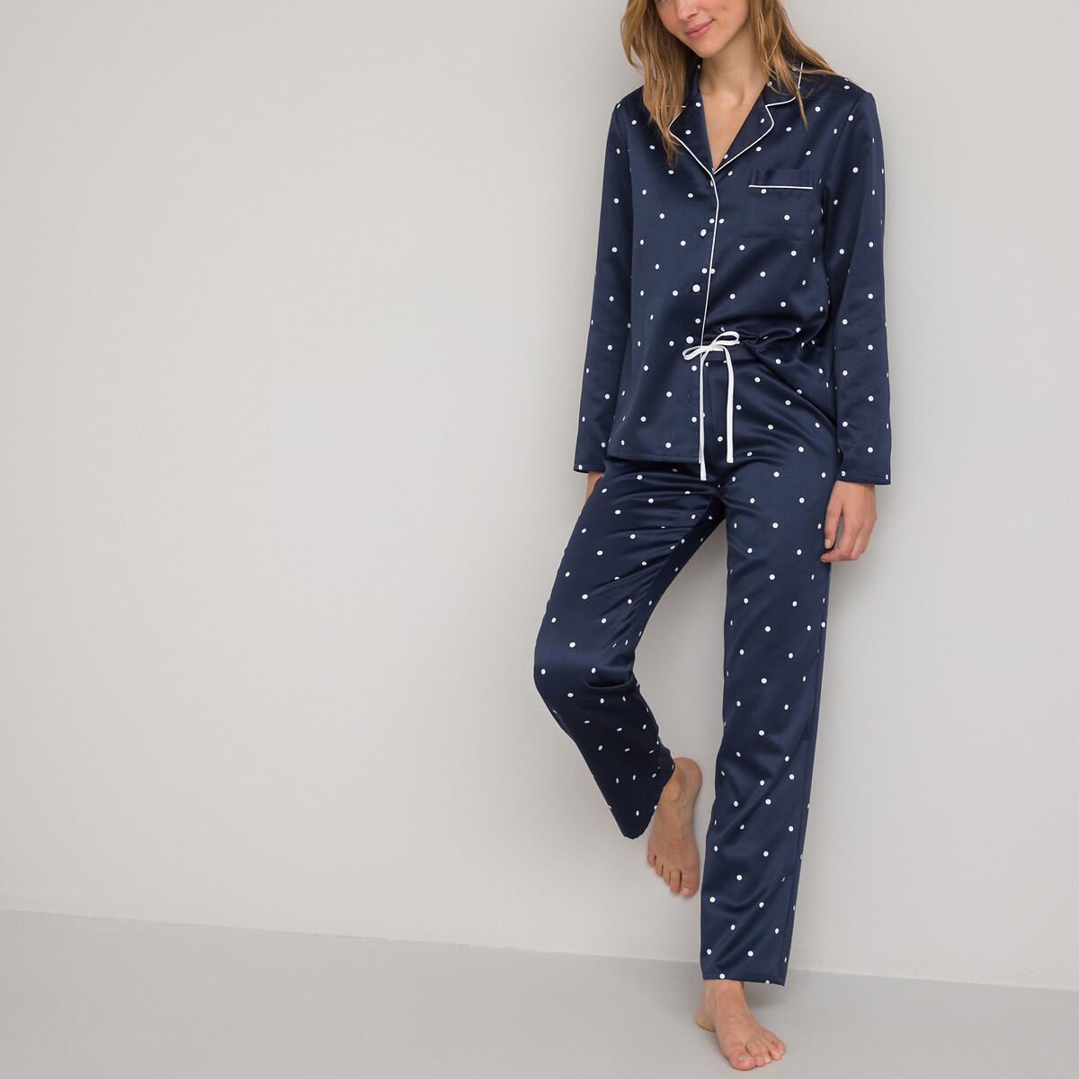 La Redoute Collections Klassischer Pyjama aus Satin