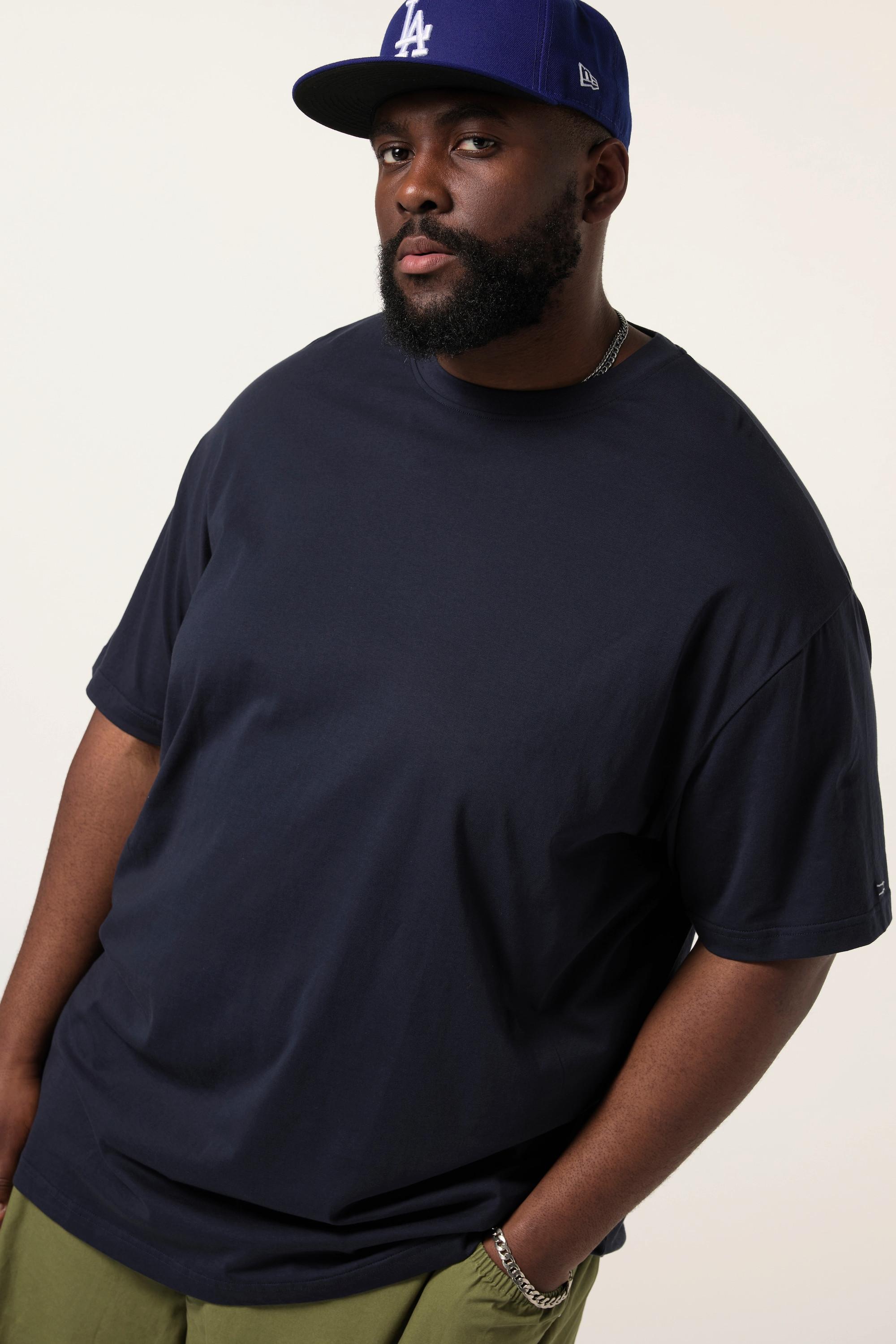 Sthuge Oversized Halbarm T-Shirt mit Rückenprint