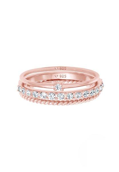 Elli Ring 3Er Set Kristalle