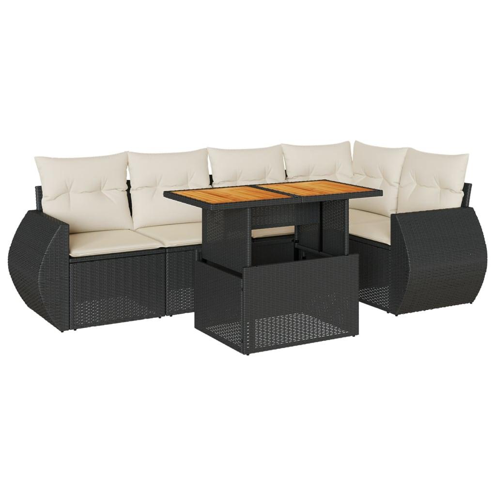 VidaXL Garten sofagarnitur poly-rattan