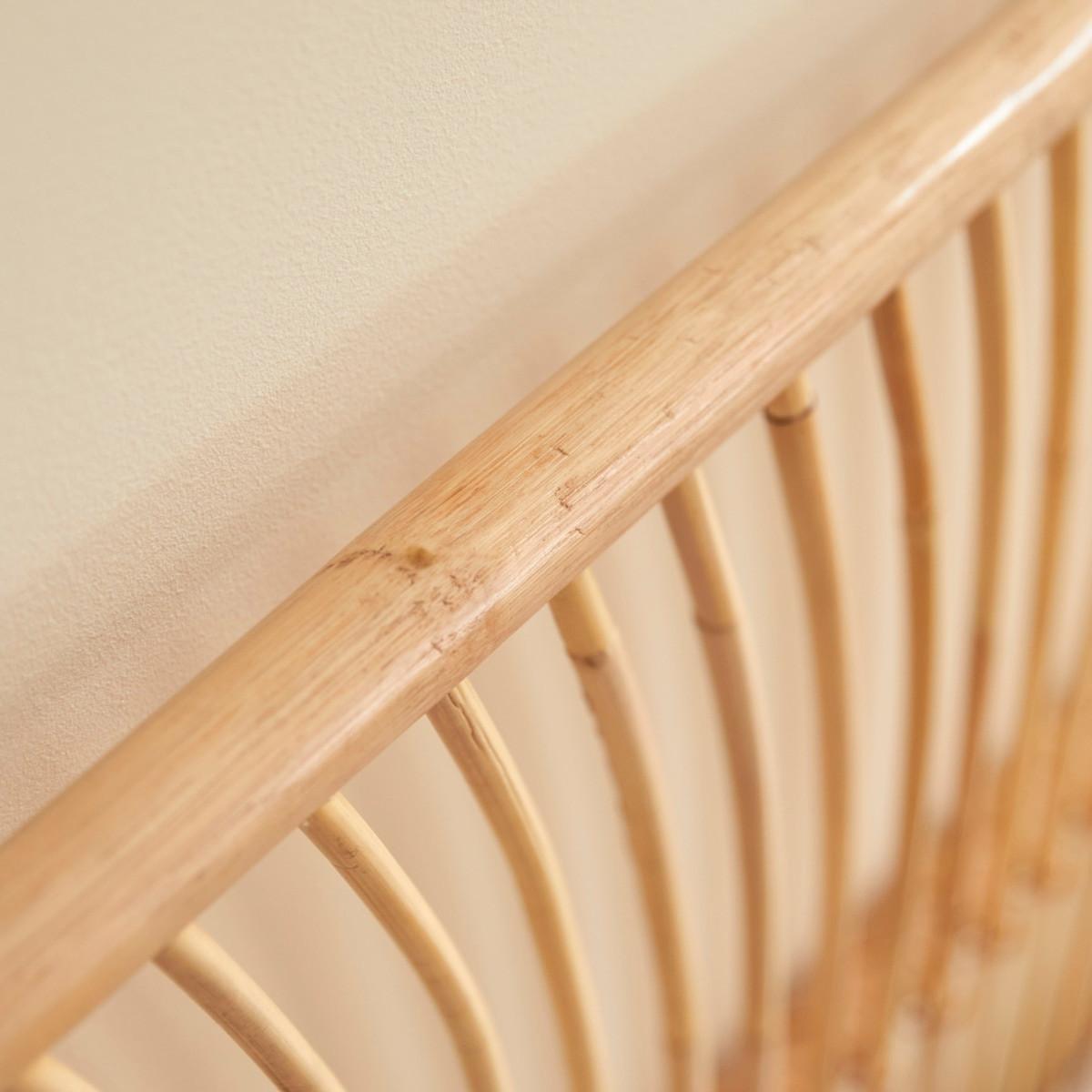 Tikamoon Bett-Kopfteil aus Rattan 200 cm Colette