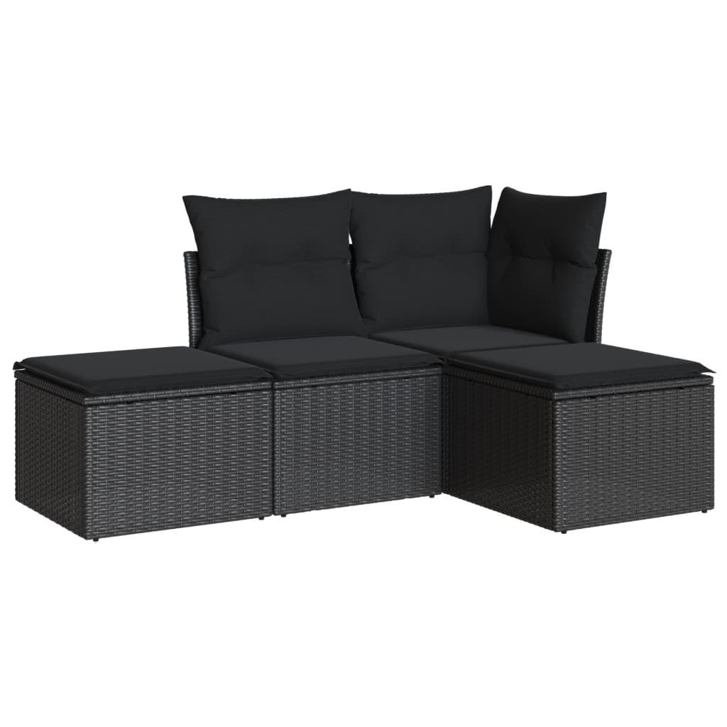 VidaXL Garten sofagarnitur poly-rattan