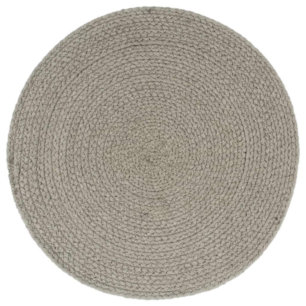 VidaXL Tischsets 4 stk. rund baumwolle baumwolle
