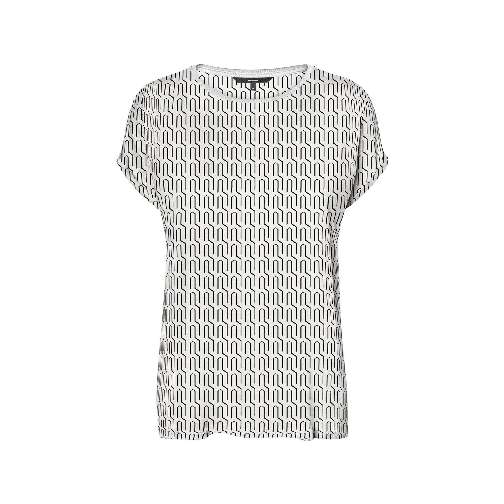 VERO MODA T-Shirt mit geometrischem Muster