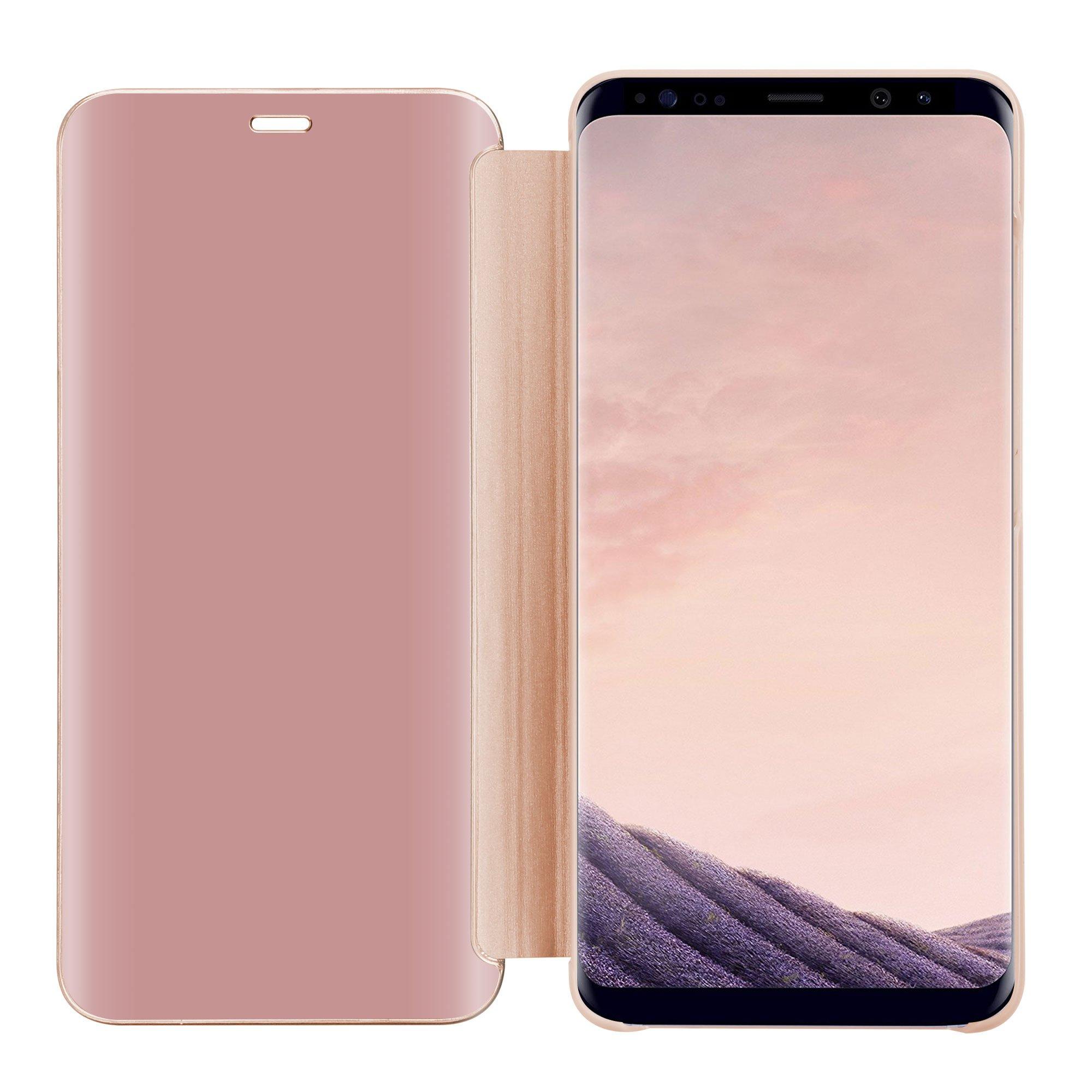 Cadorabo Hülle für Samsung Galaxy S8 PLUS Spiegel Standfunktion 360 Grad Schutz
