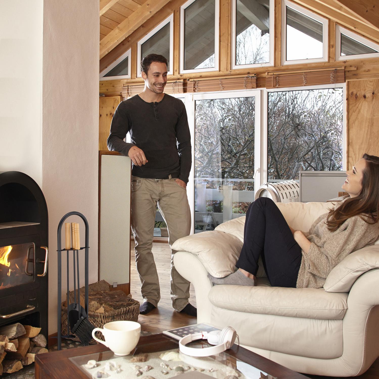 B2X Moderner Kamin in 4 Teilen