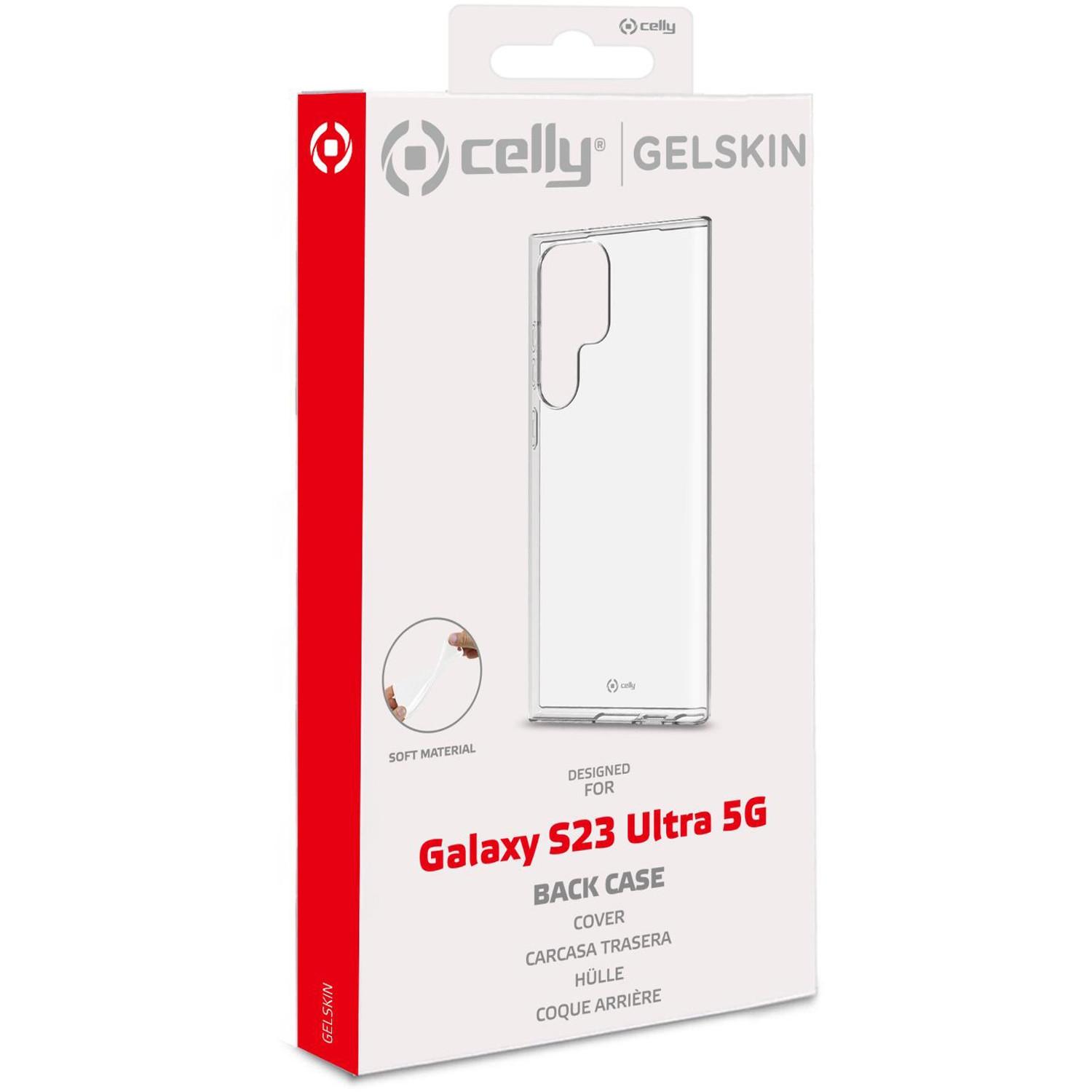 Celly Gelskin TPU Cover Galaxy S23 Ultra 5G Transp