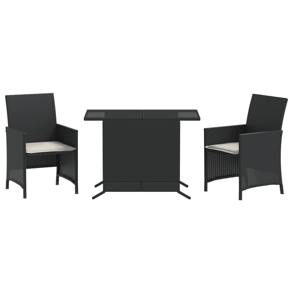 VidaXL Bistro set poly-rattan