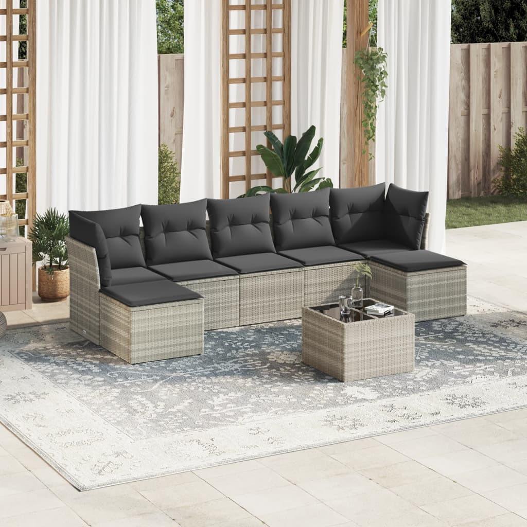 VidaXL Garten sofagarnitur poly-rattan