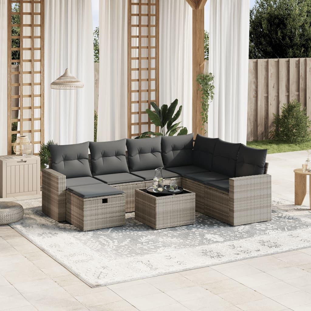 VidaXL Garten sofagarnitur poly-rattan