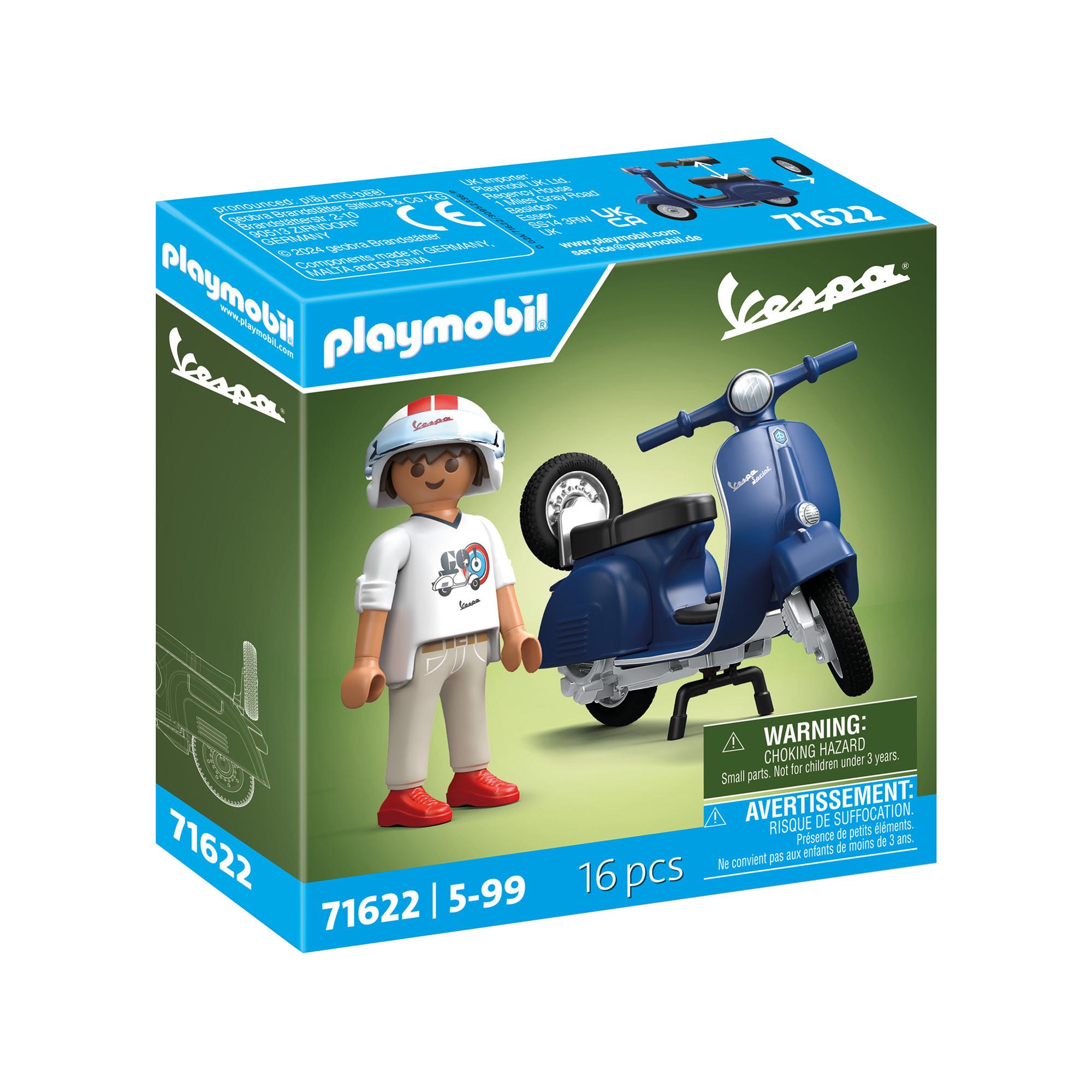 Playmobil 71622 1969 Vespa 150 Sprint Veloce, bleu
