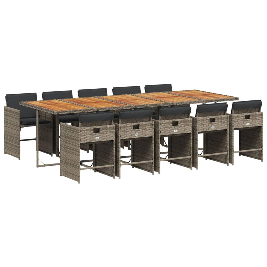 VidaXL Garten essgruppe poly-rattan