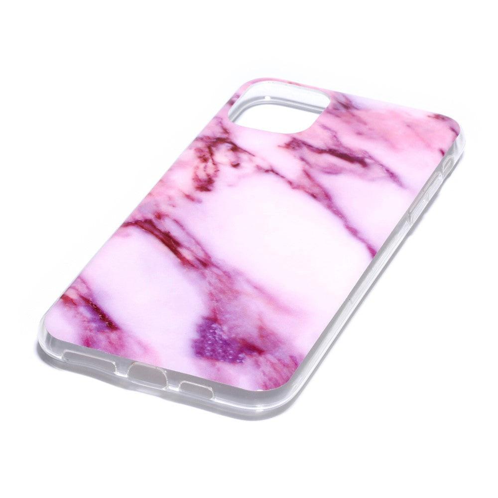 Cover-Discount iPhone 11 Pro Max - Softes Silikon Gummi Case Pink Marble
