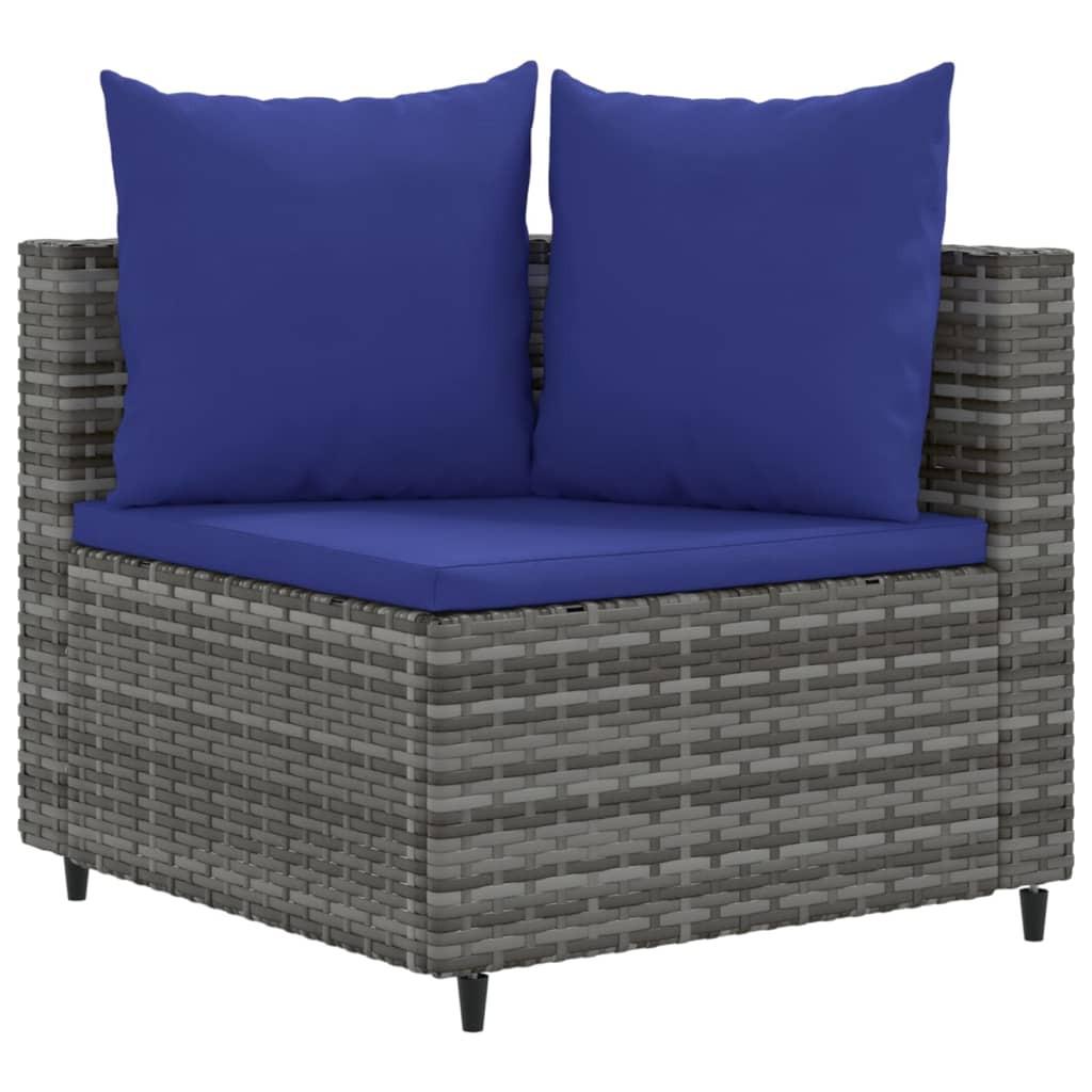 VidaXL Gartensofagarnitur poly-rattan