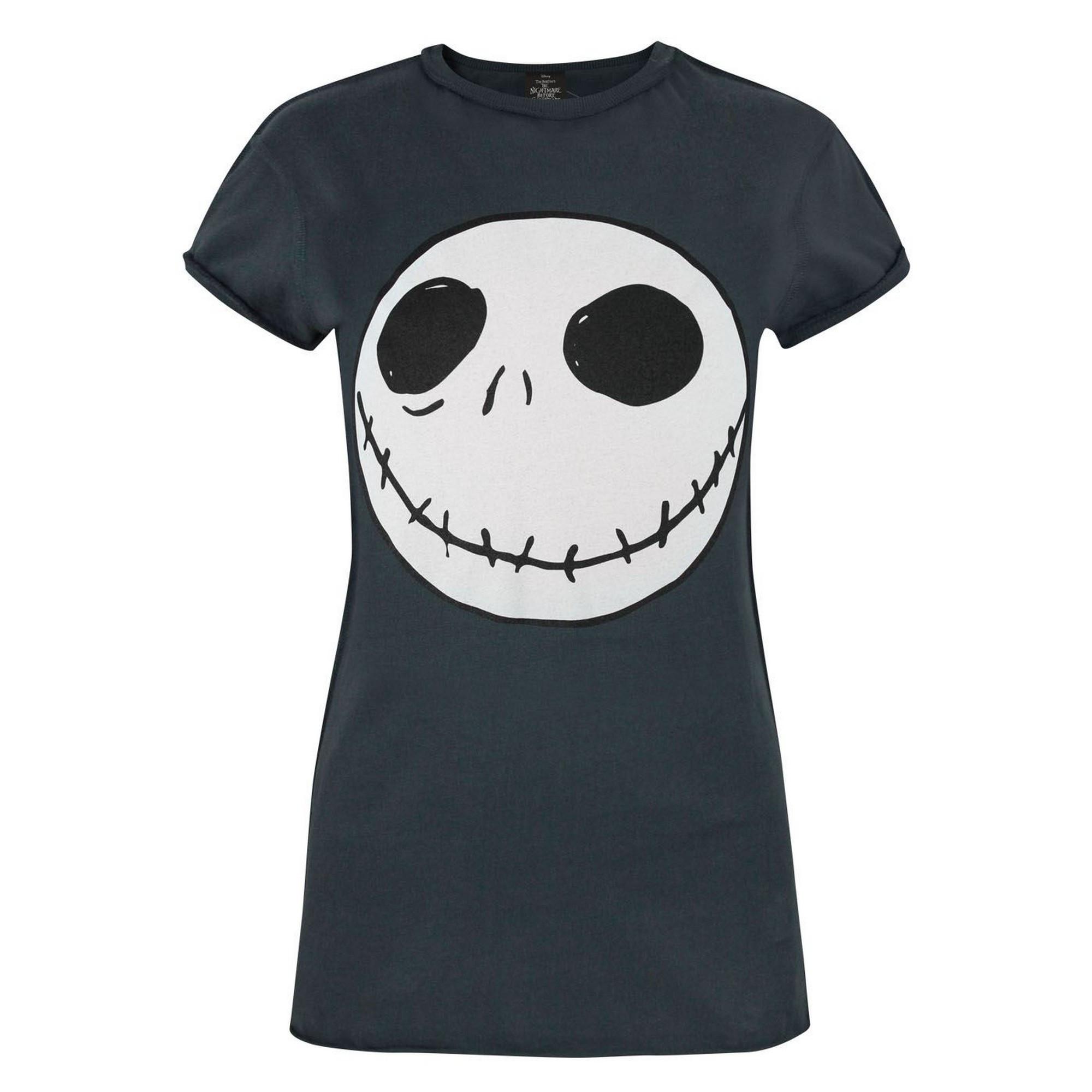 Nightmare Before Christmas Jack Motiv T-Shirt umgedrehte Nähte
