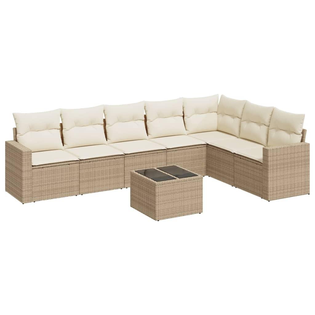 VidaXL Garten sofagarnitur poly-rattan