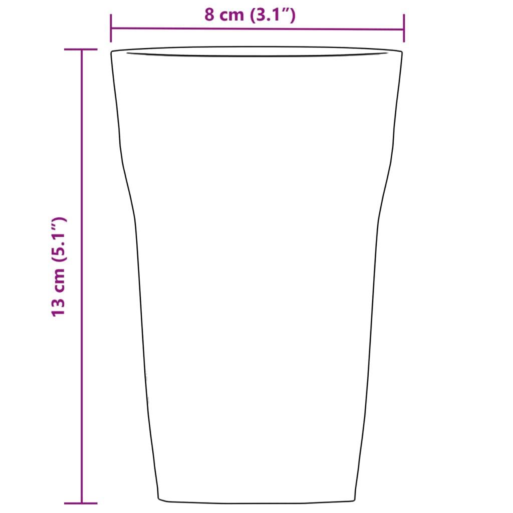 VidaXL Bierglas glas