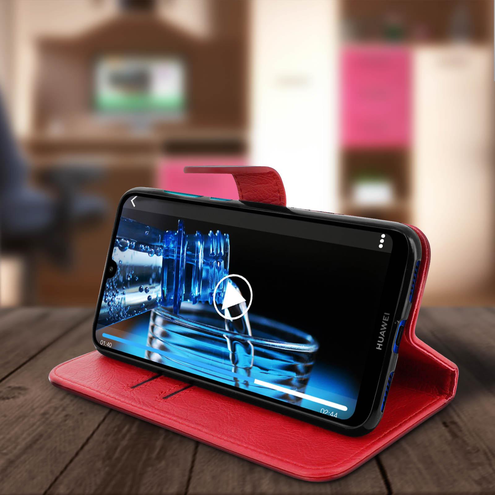 Avizar Klapphülle Huawei Y7 2019 Rot