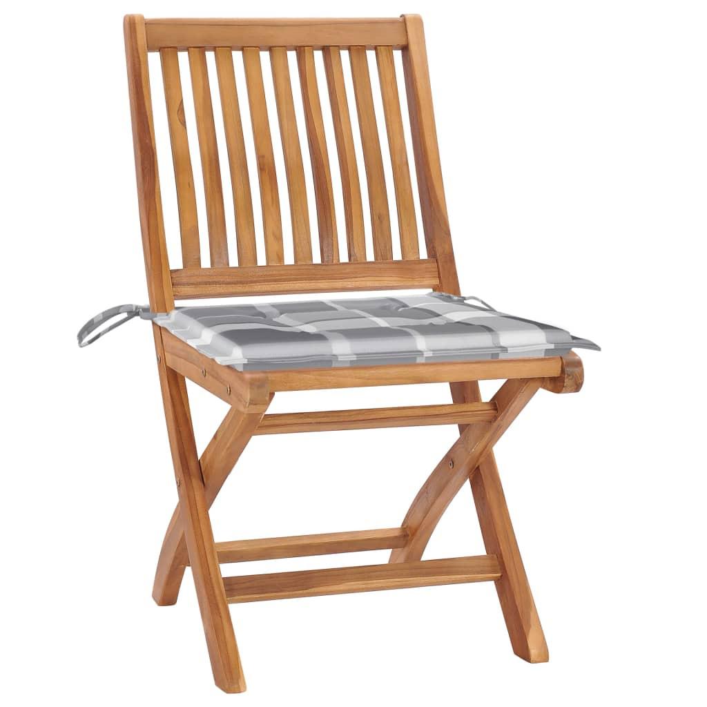 VidaXL Gartenstuhl teak