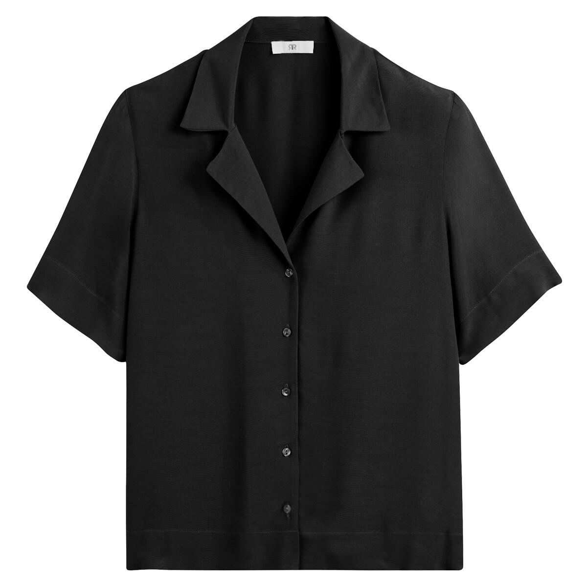 La Redoute Collections Kurzärmelige Reverskragen Bluse
