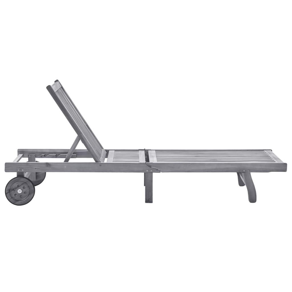 VidaXL Sonnenliege akazienholz