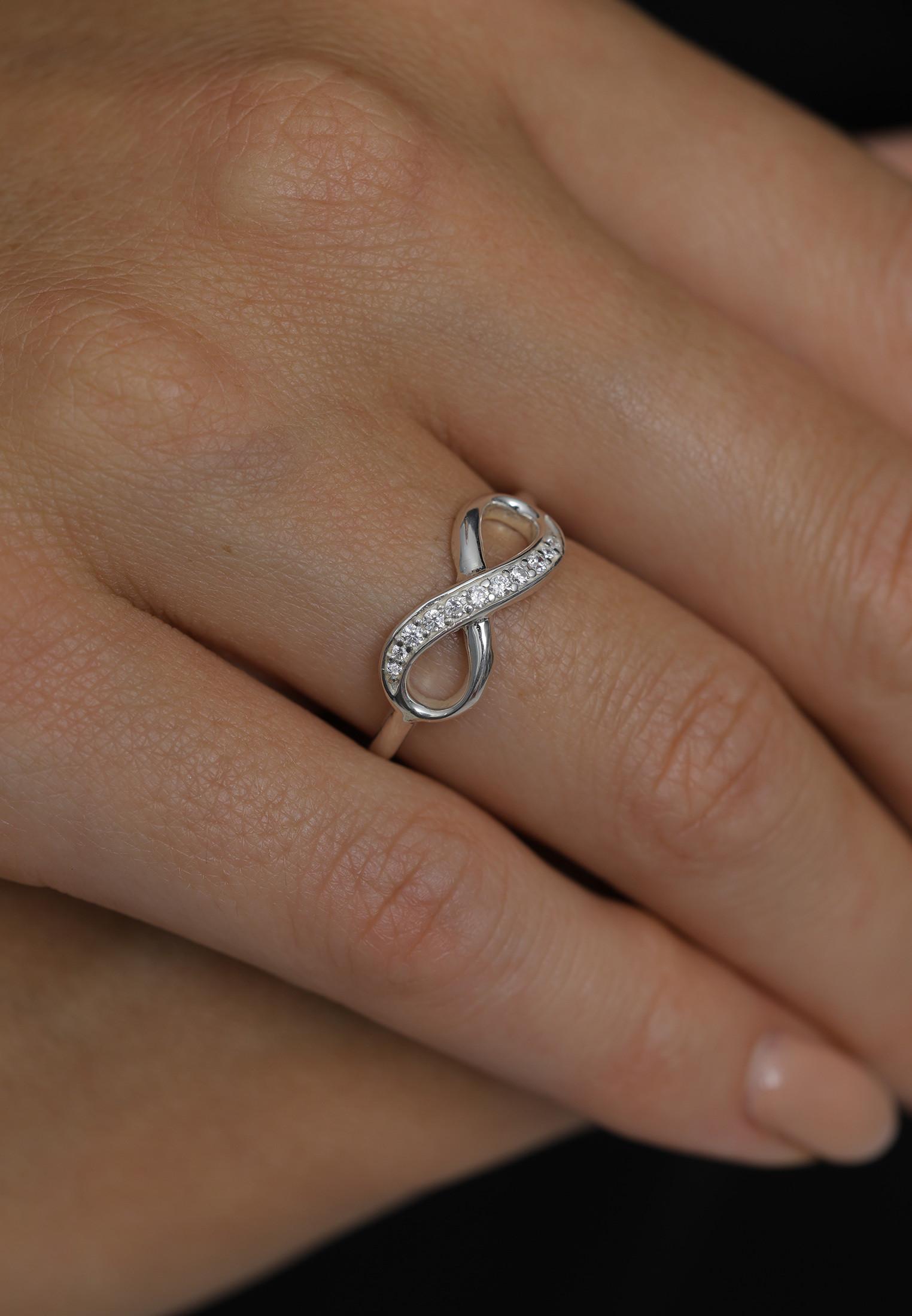 Elli Ring Infinity Zirkonia Eye Catcher