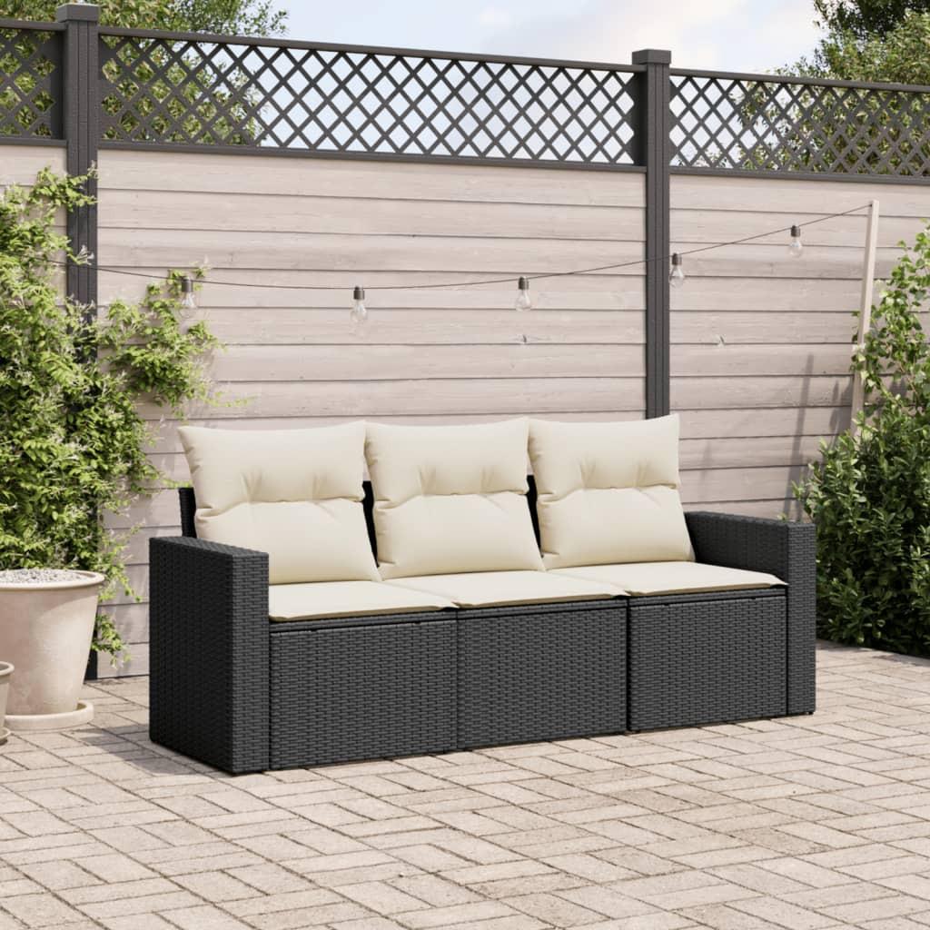VidaXL Garten sofagarnitur poly-rattan