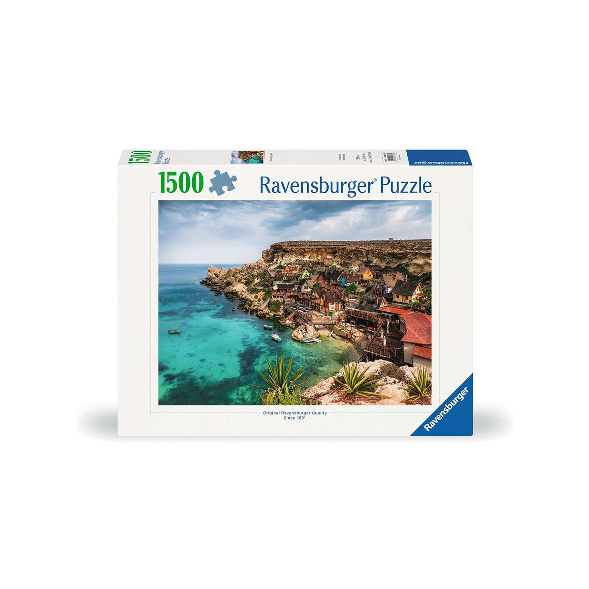 Ravensburger Puzzle Popey Village Malta, 1500 Teile