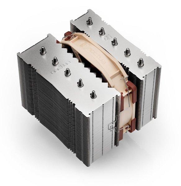 Noctua NH-D12L Computerkühlsystem Prozessor Luftkühlung Aluminium, Beige, Braun
