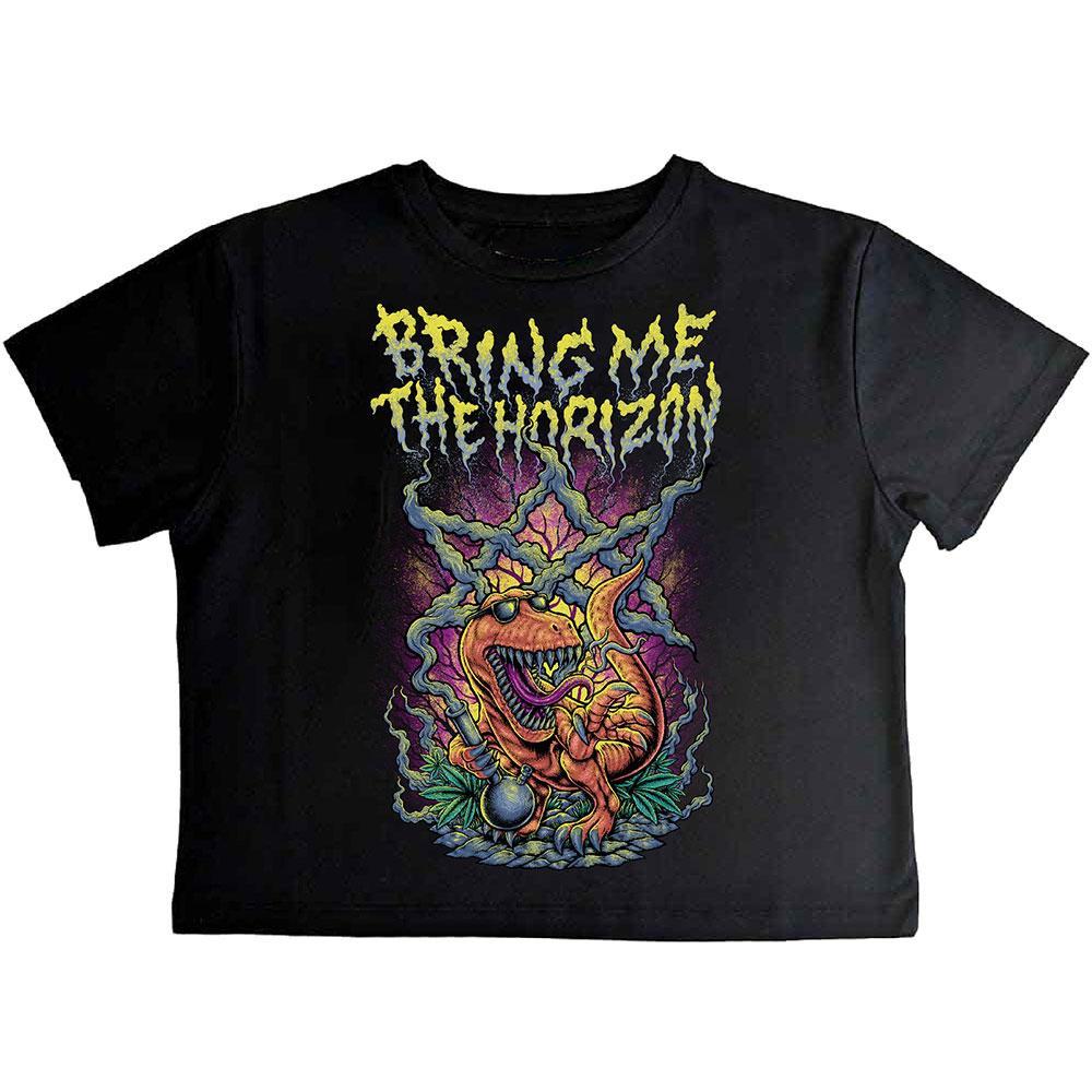 Bring Me The Horizon Bring Me The Horizon Dinosaurier Logo Print Kurzes Top