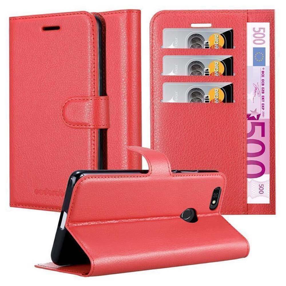 Cadorabo Hülle für Honor 7C Huawei Y7 2018 Standfunktion, Kartenfach