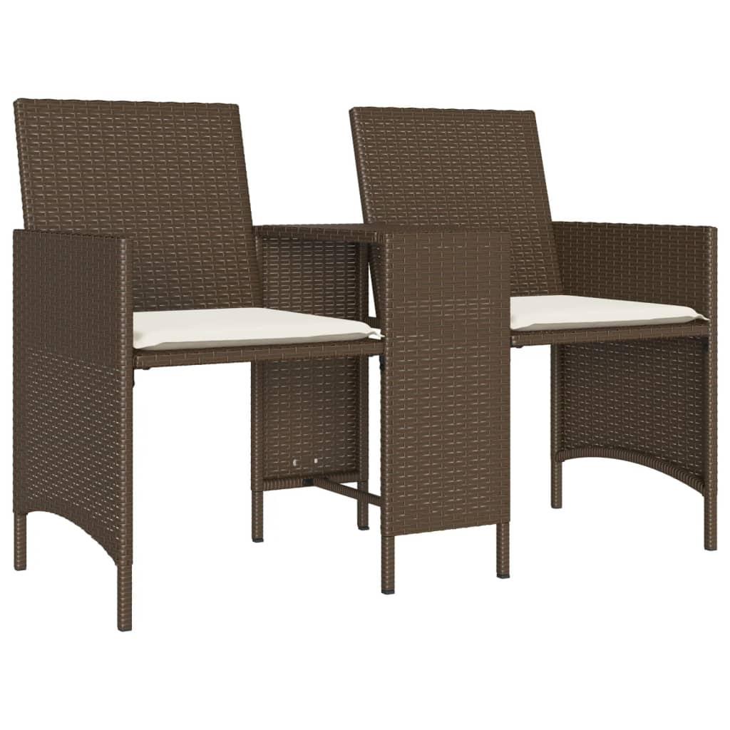 VidaXL Gartensofa poly-rattan