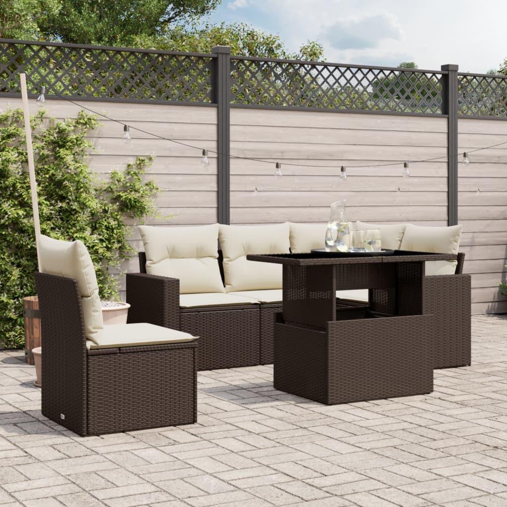 VidaXL Garten sofagarnitur poly-rattan