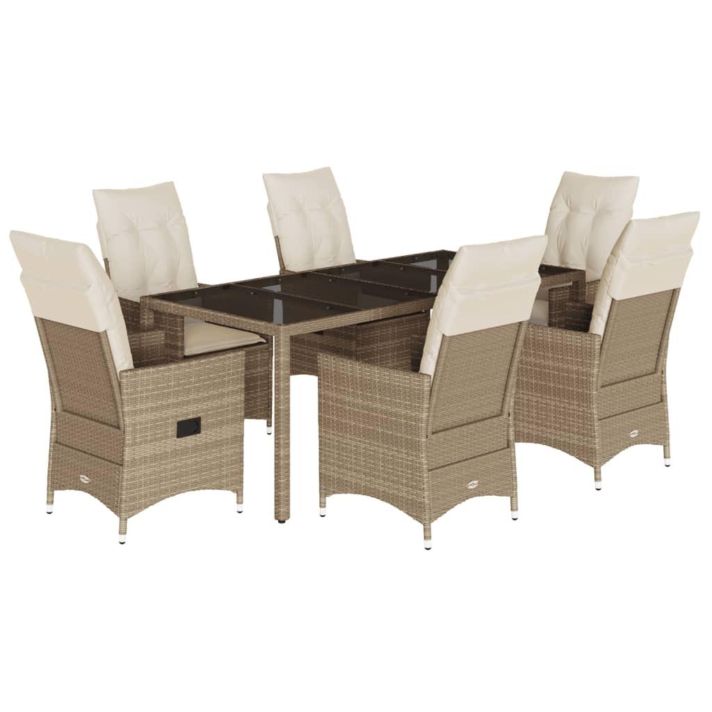 VidaXL Garten essgruppe poly-rattan