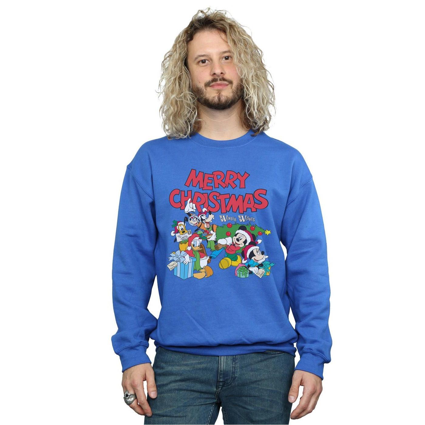 Disney Mickey Mouse And FriendsWinter Wishes Sweatshirt