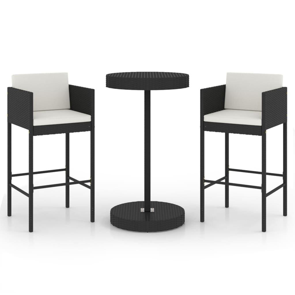 VidaXL Gartenbar set poly-rattan