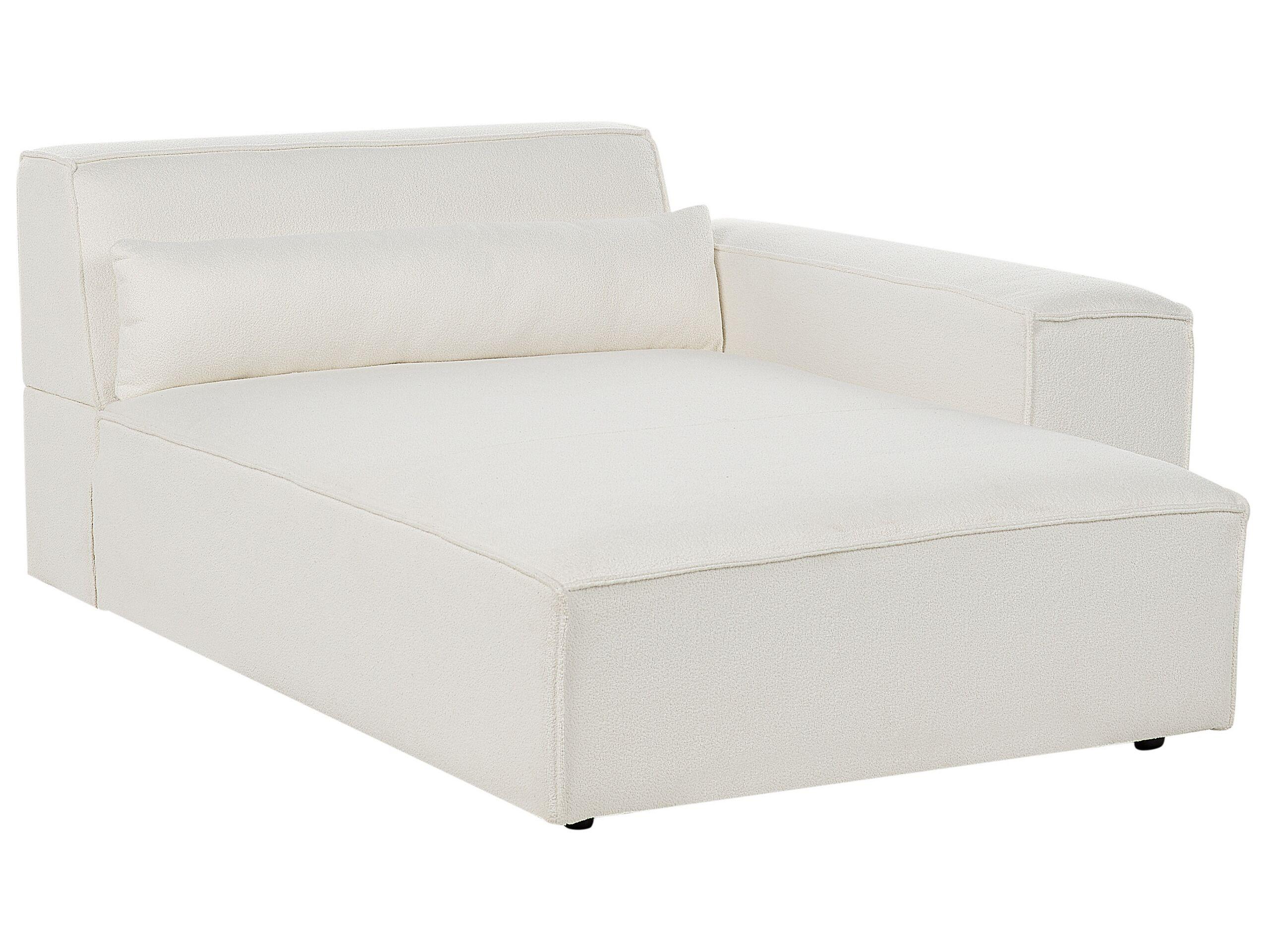 Beliani Linksseitige Chaiselounge aus Bouclé Modern HELLNAR