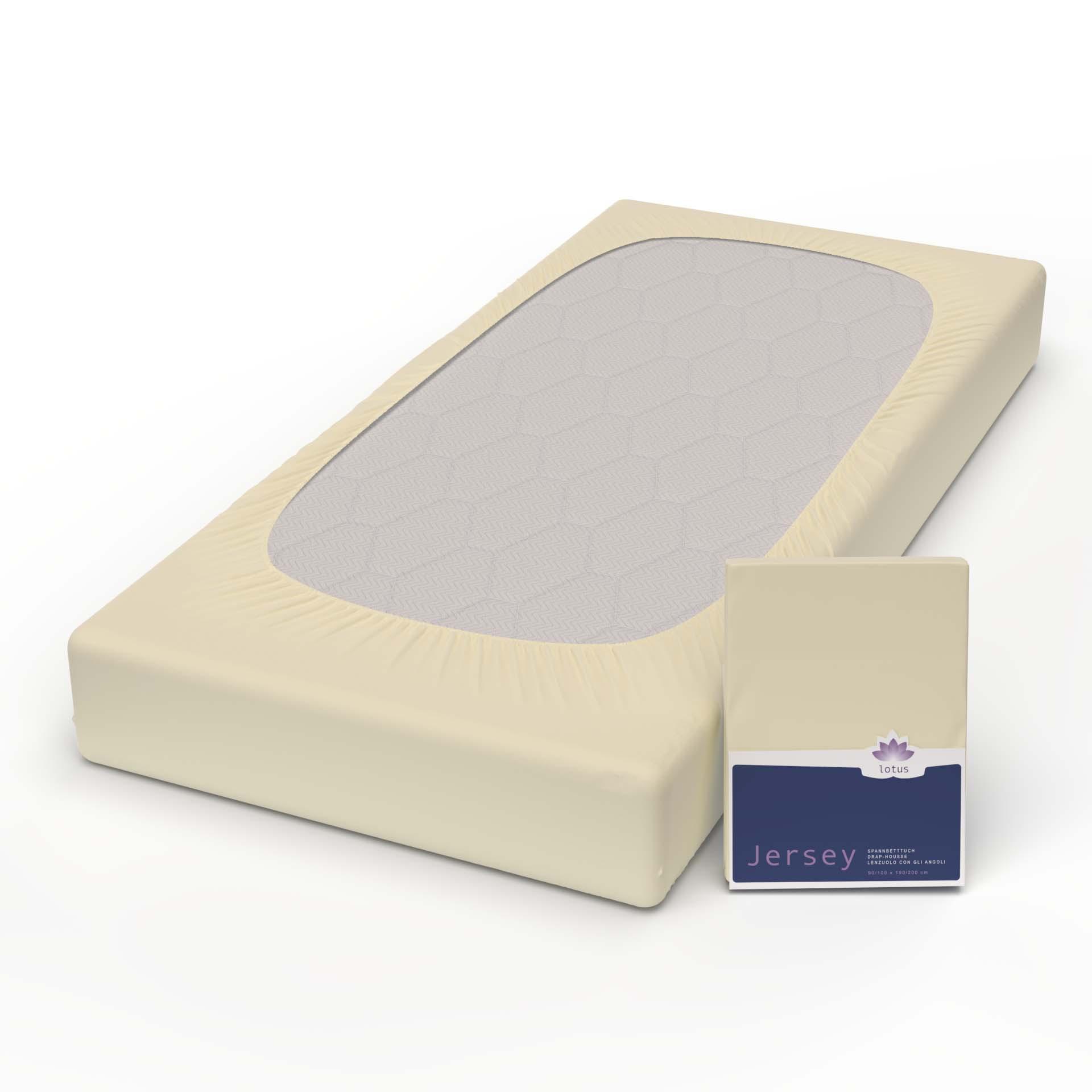 Lotus Bettwaren Lotus Jersey Fixleintuch Comfort