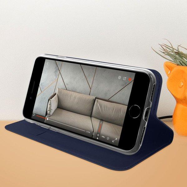 DuxDucis Klapphülle iPhone 7/8/SE 2020 Dunkelblau