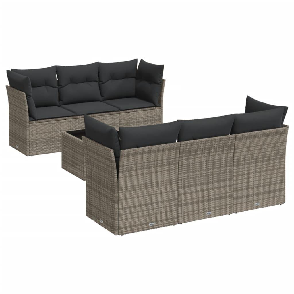 VidaXL Garten sofagarnitur poly-rattan