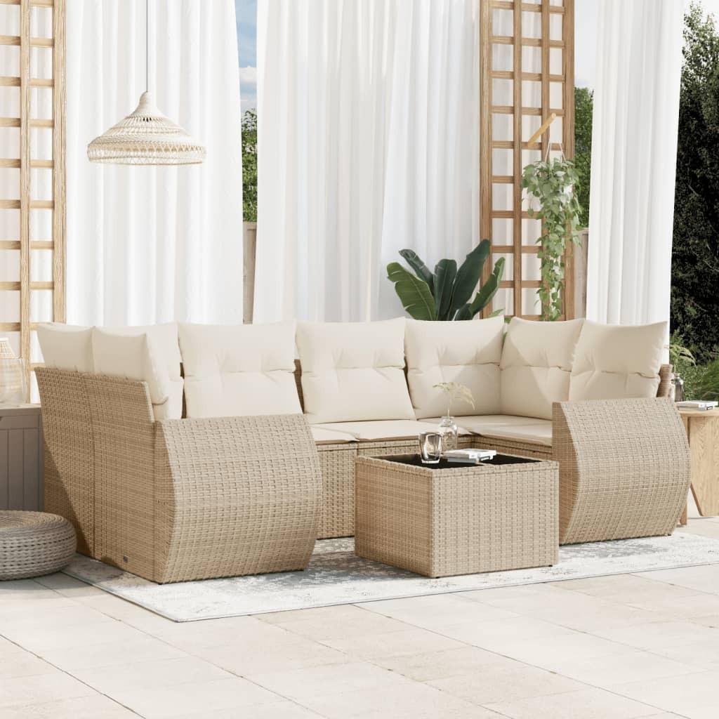 VidaXL Garten sofagarnitur poly-rattan