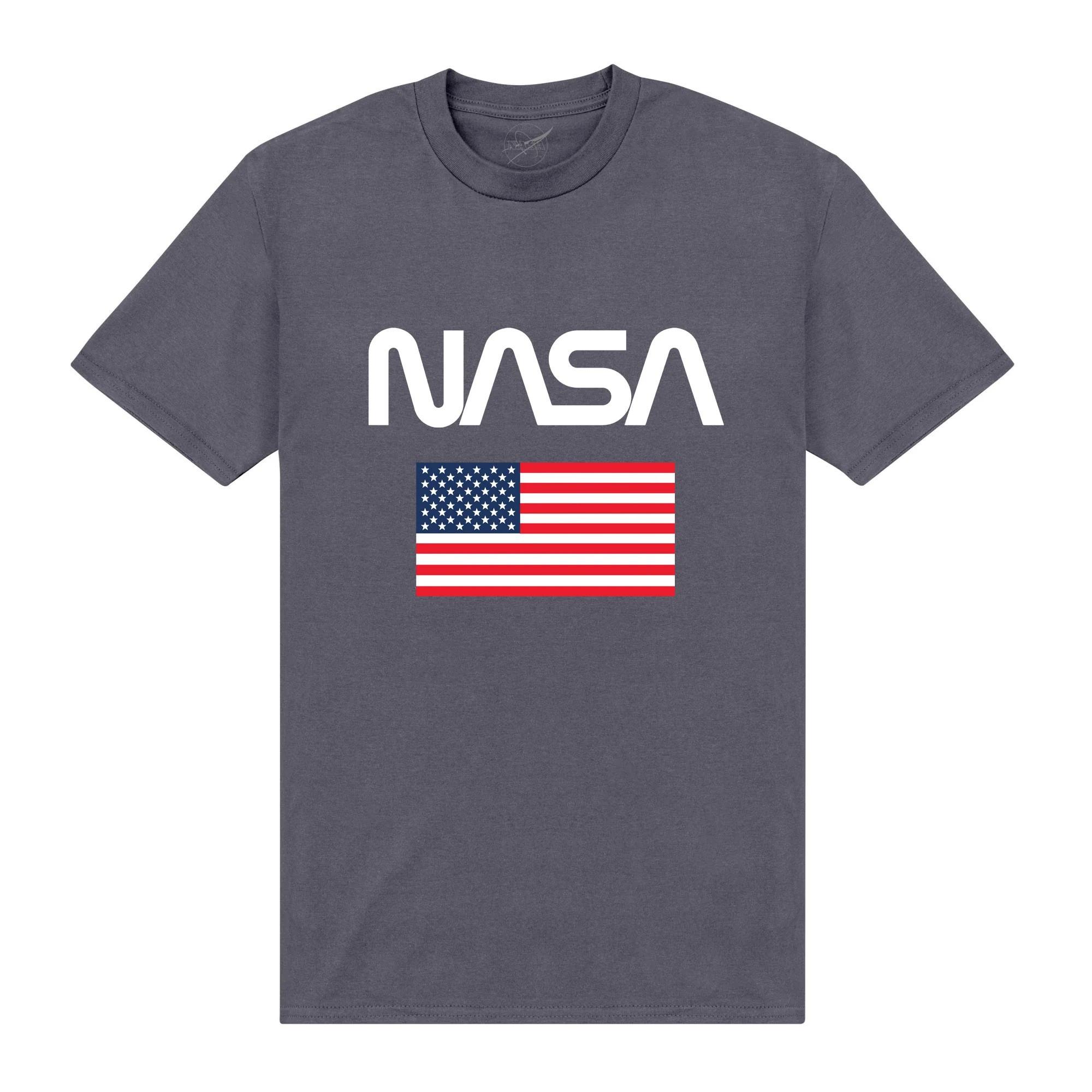 Nasa Flaggen Print T-Shirt