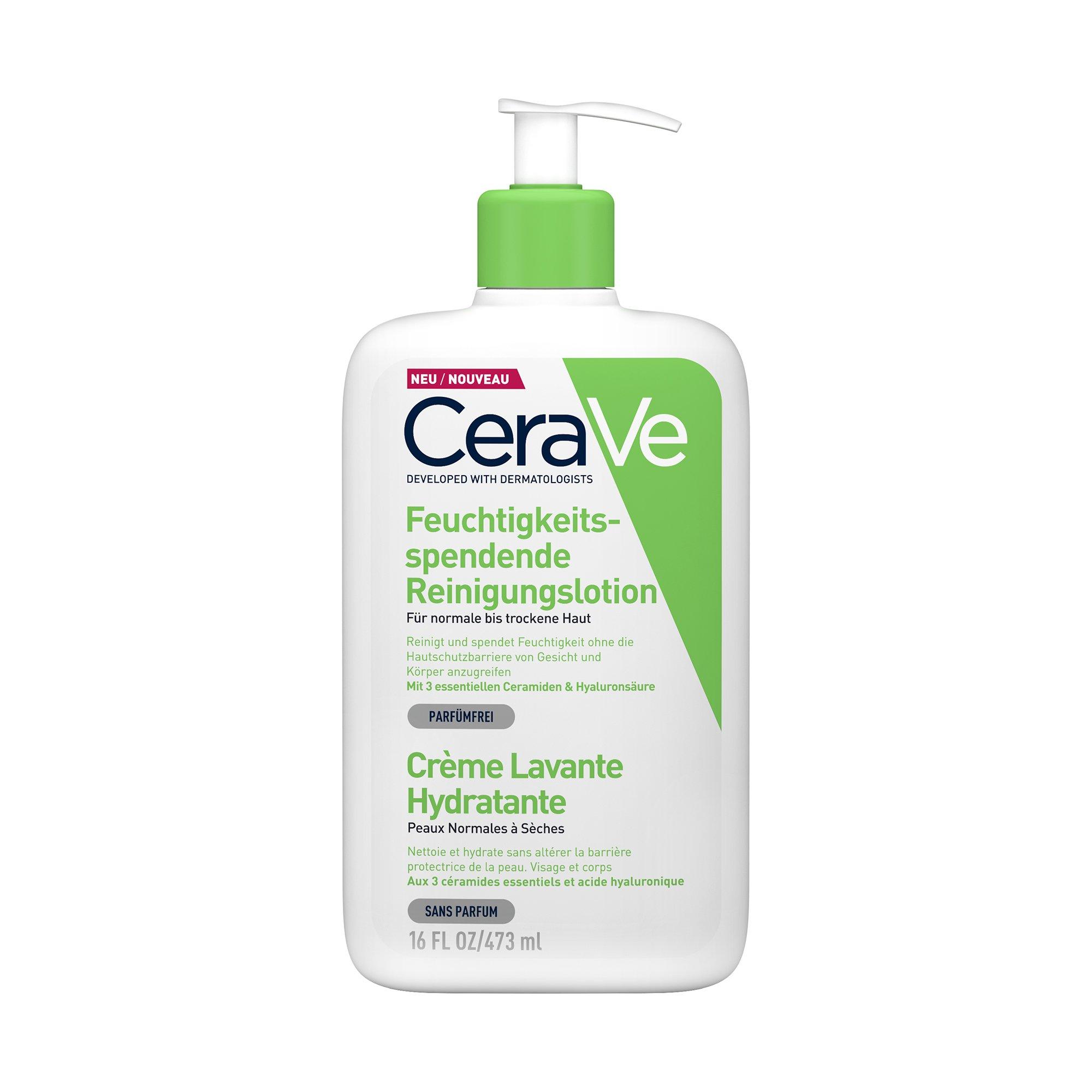 CeraVe Feuchtigkeitsspendende Reinigungslot Feuchtigkeitsspendende Reinigungslotion Für Normale Bis Trockene Haut