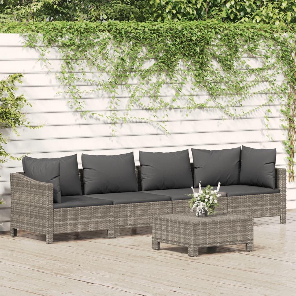 VidaXL Garten lounge set poly-rattan
