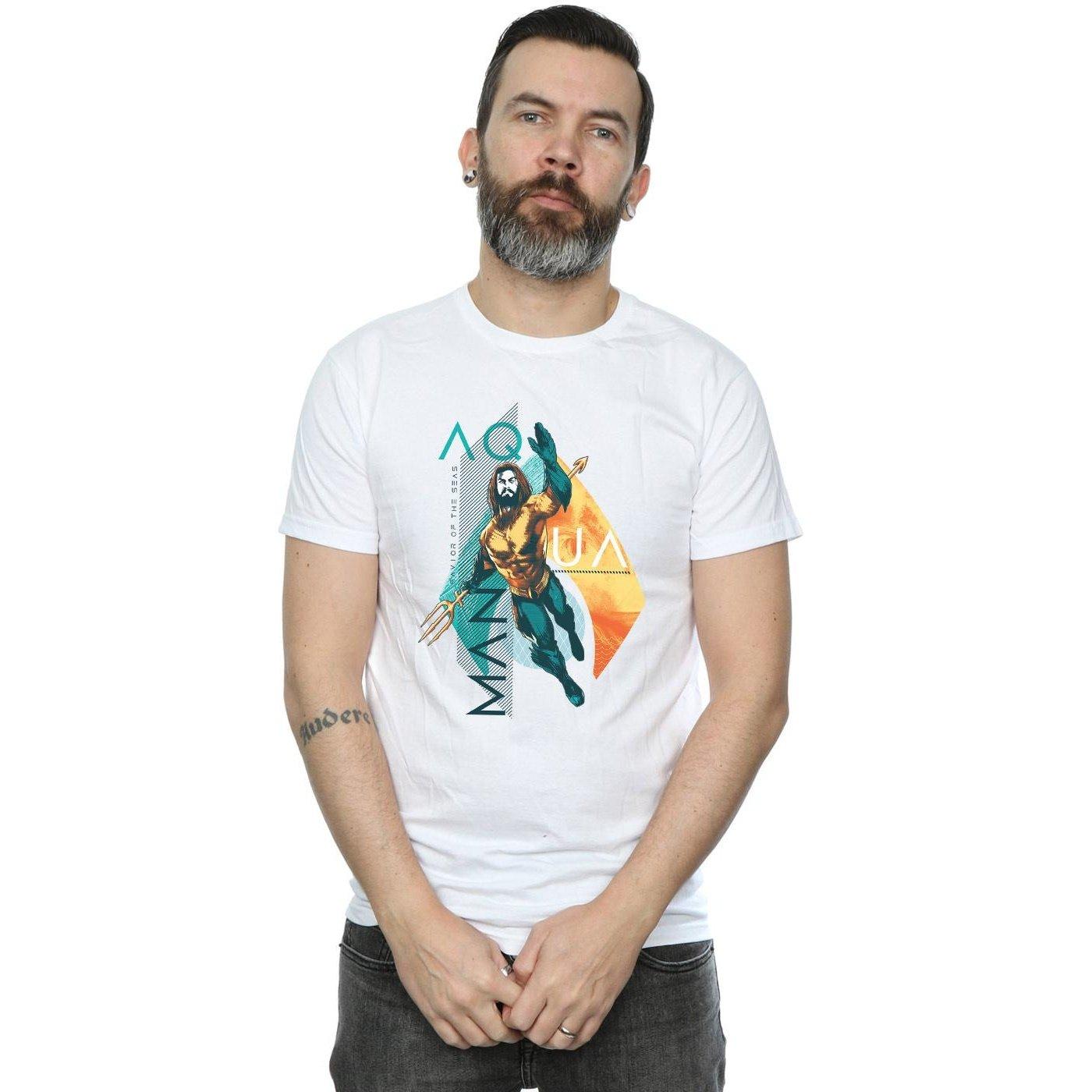 DC COMICS Aquaman Kurzarm T-Shirt