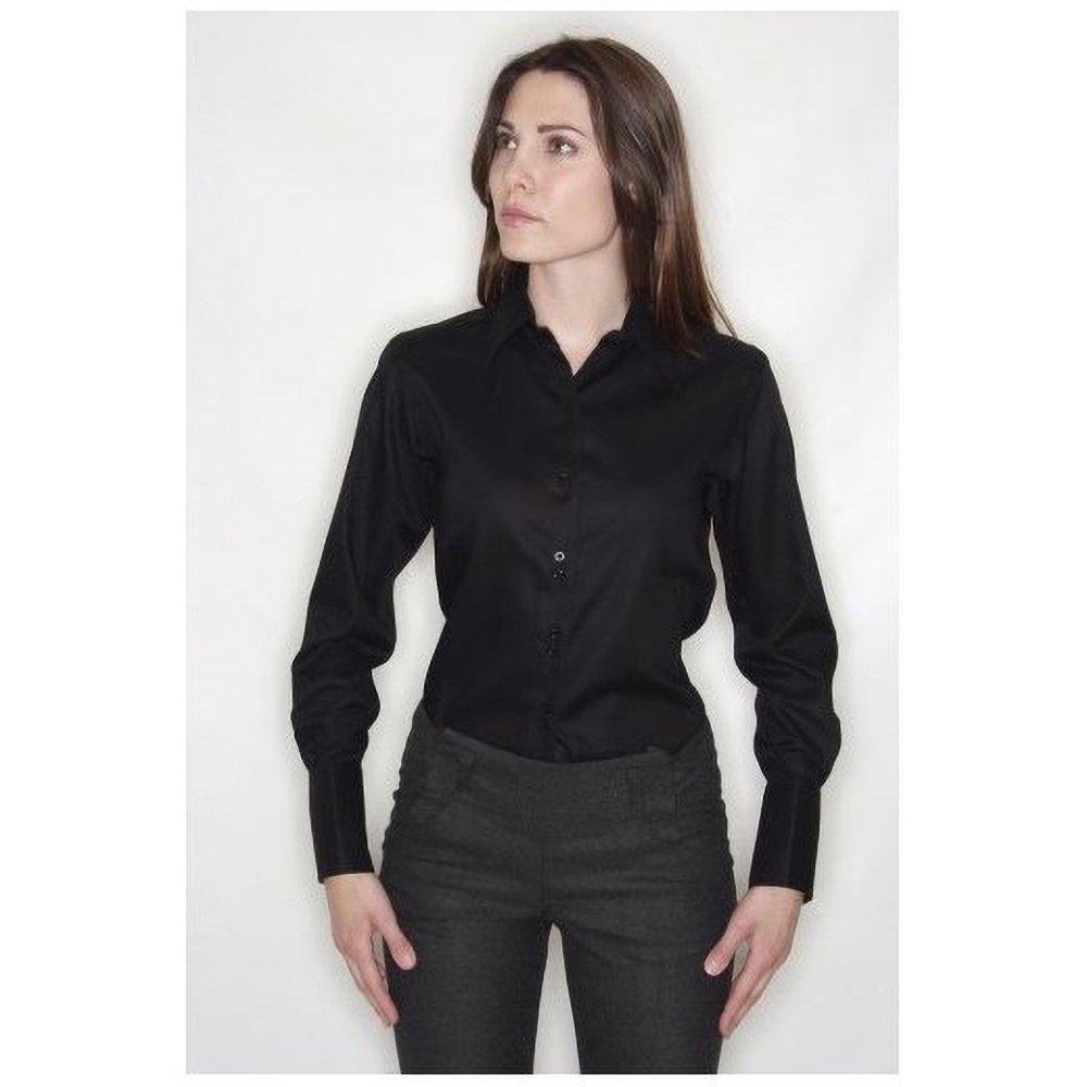 Russell Collection Langarm Bluse bügelfrei