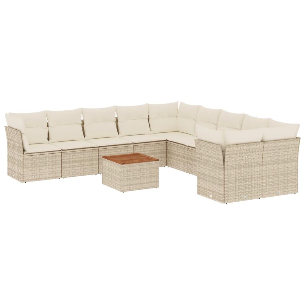 VidaXL Garten sofagarnitur poly-rattan