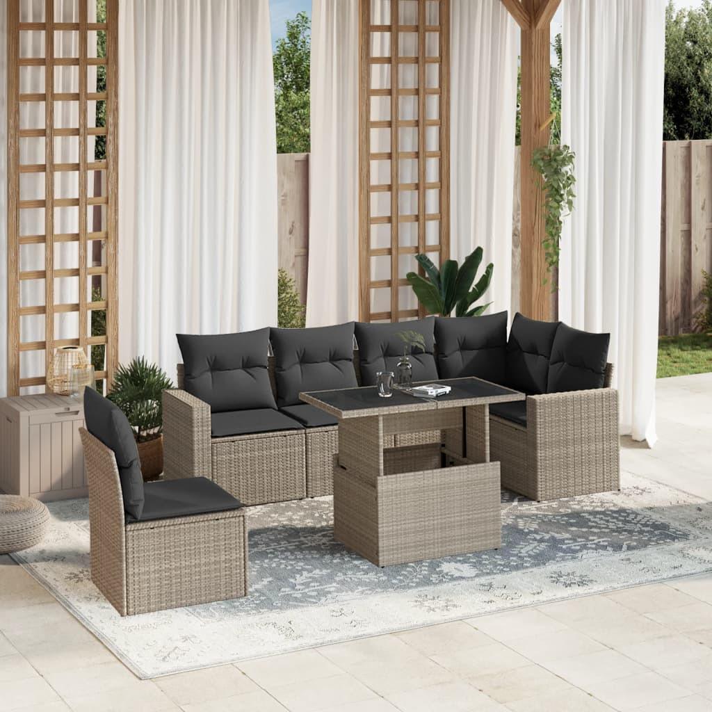 VidaXL Garten sofagarnitur poly-rattan
